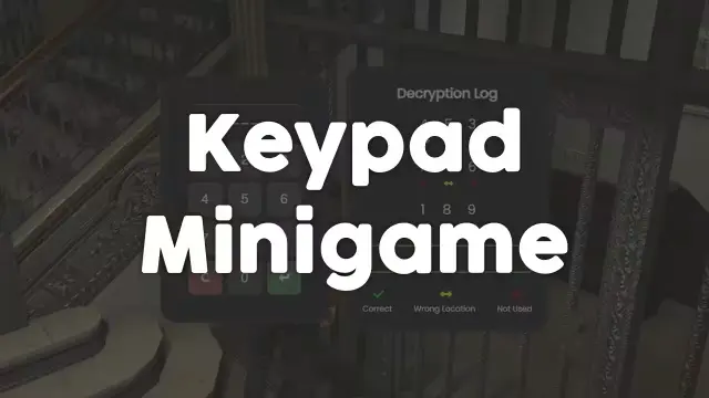 FREE Keypad Minigame - Tebex