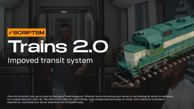 FREE FiveM Trains Script - Tebex
