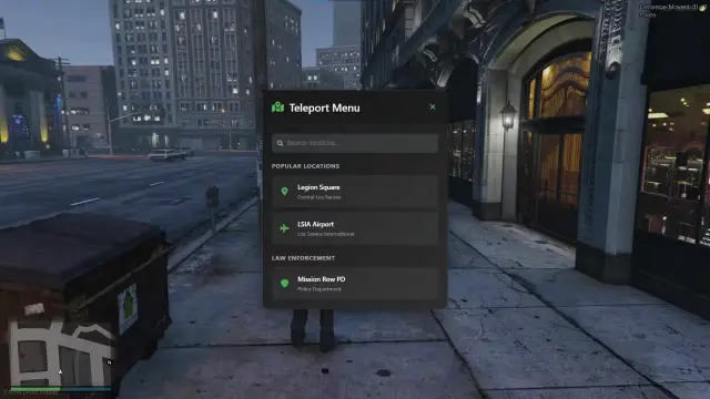 Explore Teleport Menu: Easy Setup & Sleek UI