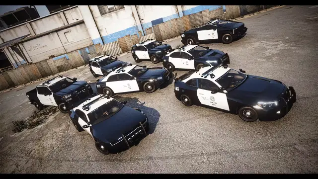 Lore-Friendly Police Vehicle Pack: 8 Custom Models