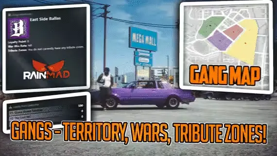 Discover Gang Territory Battles and Wars Interface