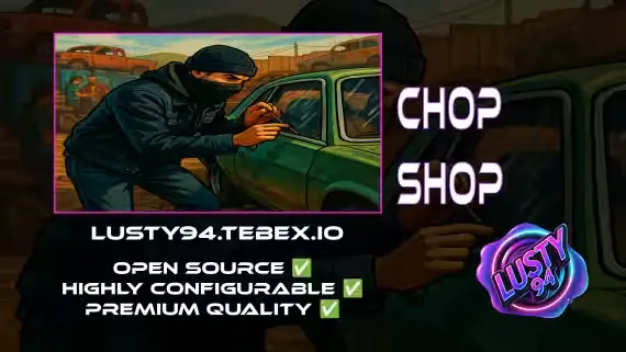 Free FiveM Chop Shop Script | QBCore, ESX & Qbox