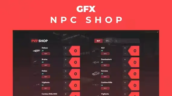 NPC Shop Script for PVP Servers - Buy & Sell Seamlessly