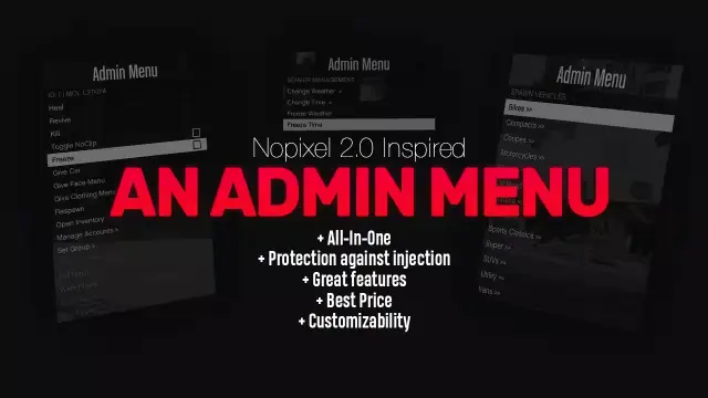 Effortless Server Management with NoPixel Admin Menu