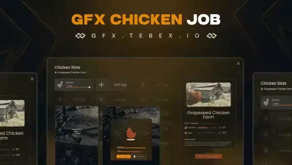 Realistic Chicken Farm Job Game by GFX Development