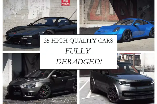 Ultimate FiveM Debadged Car Pack: Safe and Stylish Rides