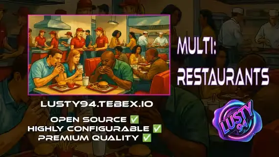 All in one Restaurant Script - Tebex