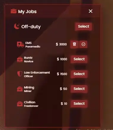 Manage Careers with QBCore Multijob System