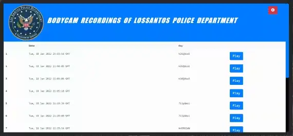 Bodycam w Live Recording & Playback for Police Work