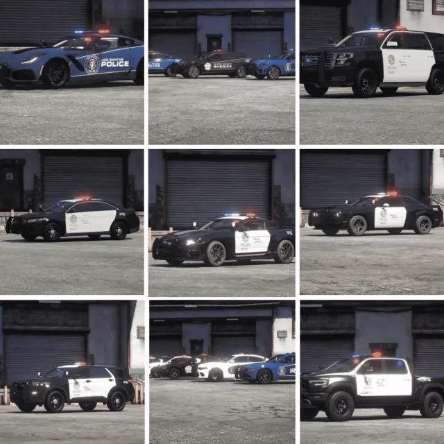 Debadged Police Car Pack FiveM: Optimize Your Fleet