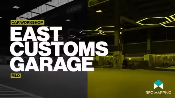 East Customs Garage MLO for FiveM | CFX Tebex