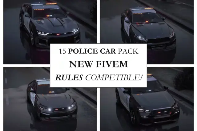Explore Our Lowpoly Police Car Pack Collection