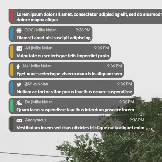 Enhance FiveM with Tebex Chat Theme | QB/ESX Compatible