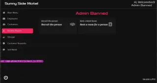 Motel Script | Owner, Customer, Employee Systems screenshot 3