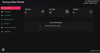 Motel Script | Owner, Customer, Employee Systems screenshot 5