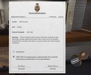 FiveM Police Report screenshot 3