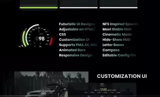 [ESX/QBCore] CodeM BLVCK Hud V2 OPEN SOURCE | qb-hud v3 qb-core screenshot 5