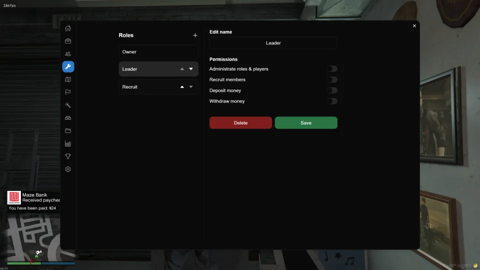 FiveM Gang Script | Electus Gangs - in-game screenshot