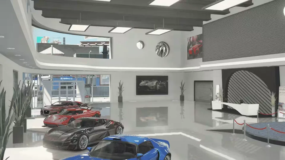 FiveM PDM Dealership MLO & Interior | CFX Tebex - in-game screenshot