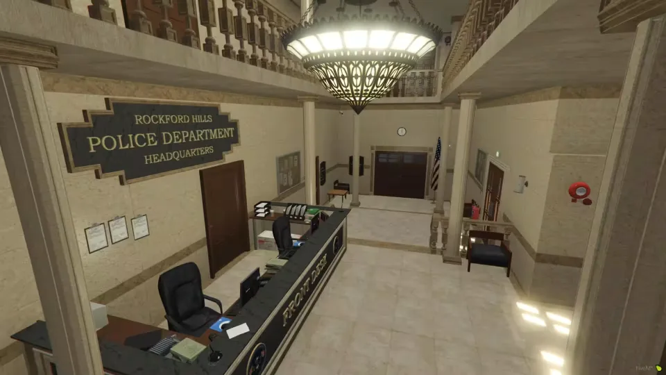 Rockford Hills Police Station MLO for FiveM | CFX Tebex - preview screenshot