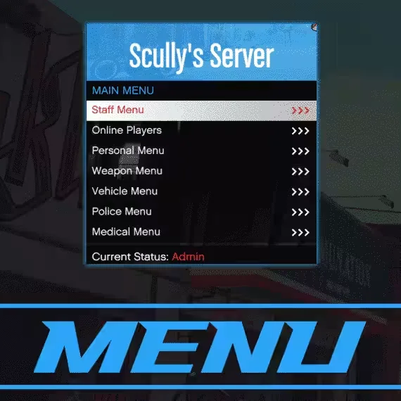 FiveM Admin Menu: Open Source vMenu Replacement