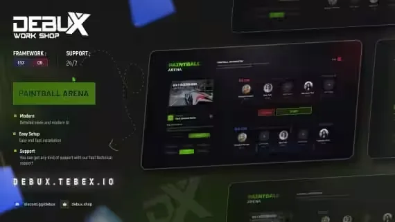 FiveM Paintball Arena Script | CFX Tebex