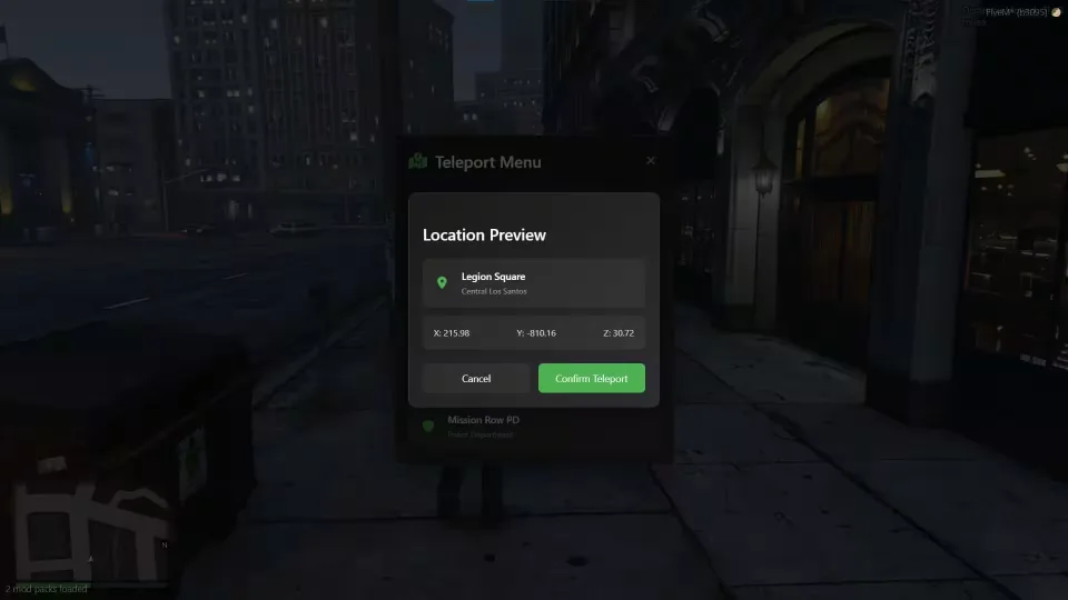 Explore Teleport Menu: Easy Setup & Sleek UI - preview screenshot