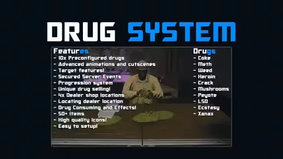 DRC Drugs V2: Ultimate Drug System for Servers