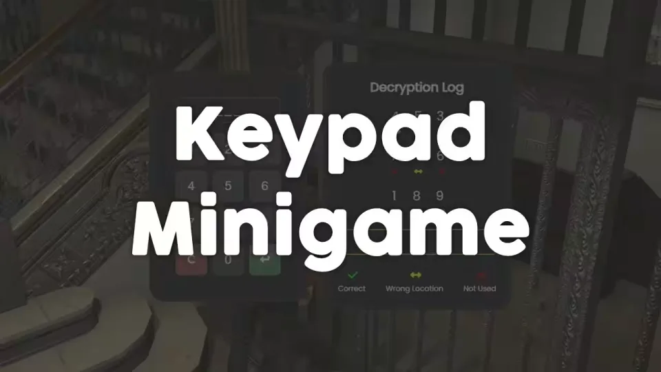 FREE Keypad Minigame - Tebex