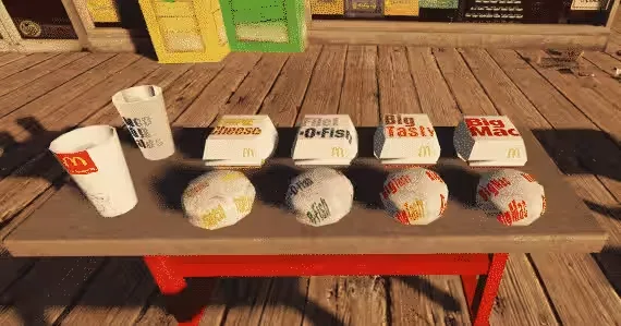 Work at McDonald's with Props and Consumables - preview screenshot