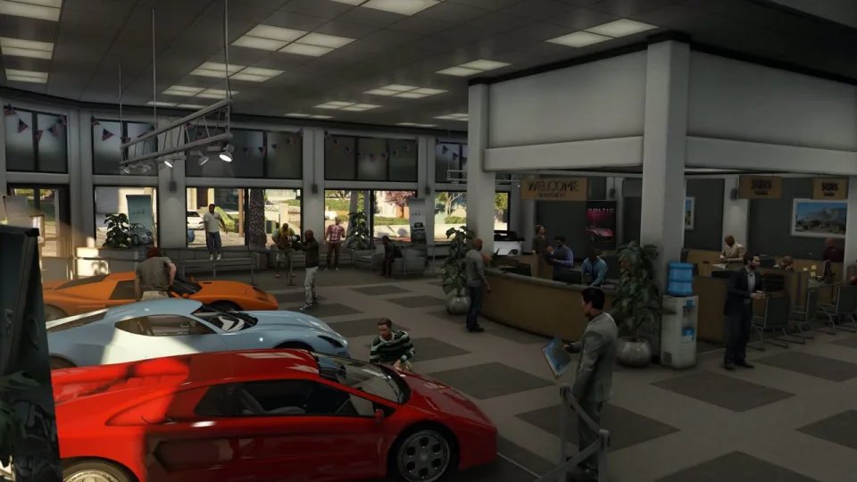 FiveM Car Dealership MLO: Vespucci | CFX Tebex - in-game screenshot