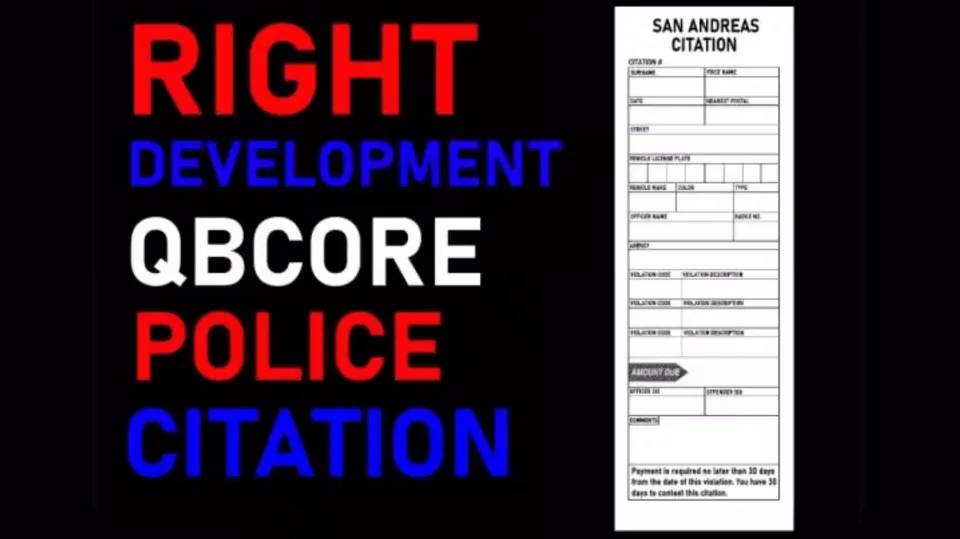 FREE Police Citation Script for Realistic Roleplay