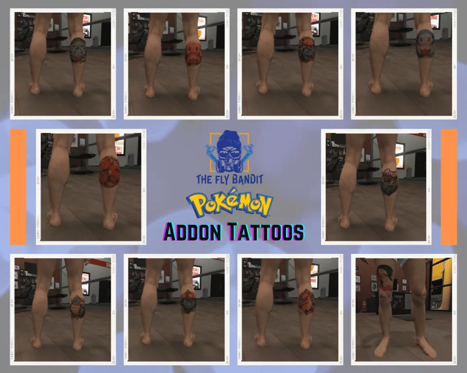 [200] Tattoo Pack for FiveM Servers | Supports qb and esx - preview screenshot 3
