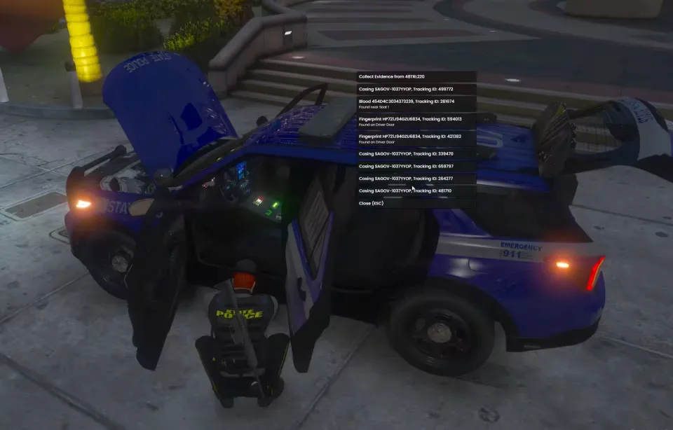 Enhance Your RP Server with QBCore Evidence Script - in-game screenshot