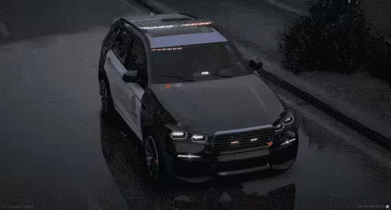 Explore Our Lowpoly Police Car Pack Collection - in-game screenshot