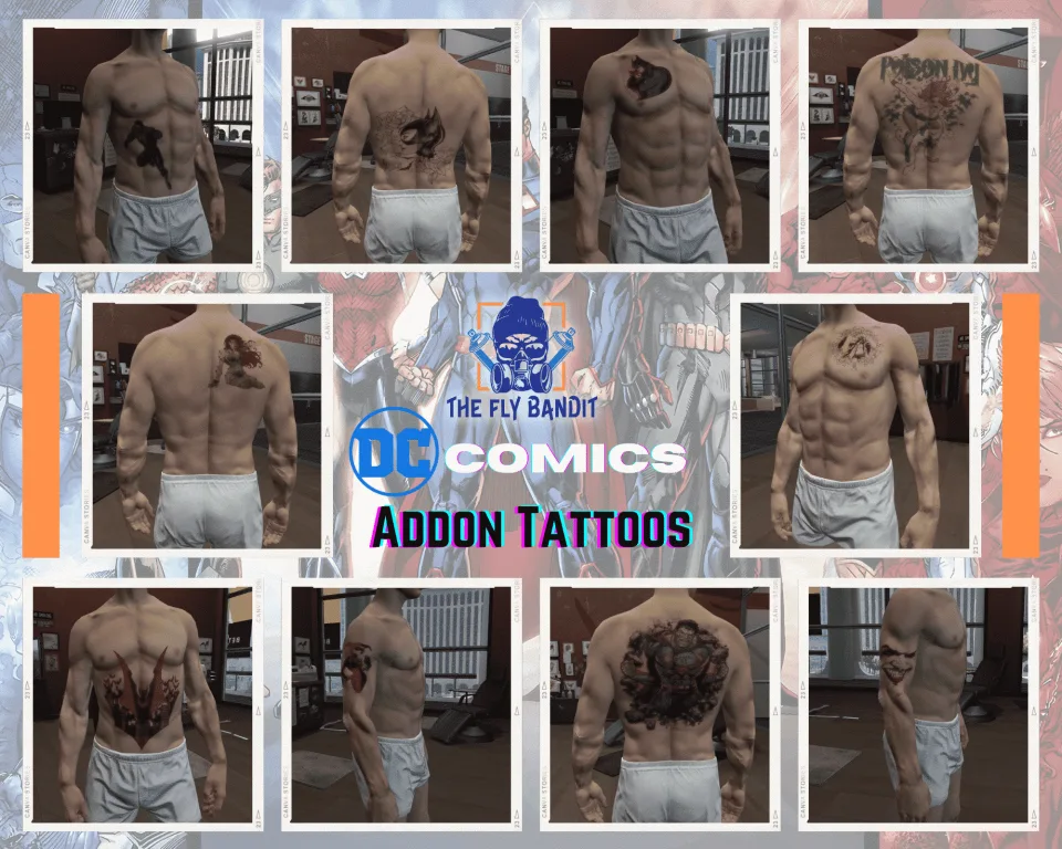 [200] Tattoo Pack for FiveM Servers | Supports qb and esx - interface detail