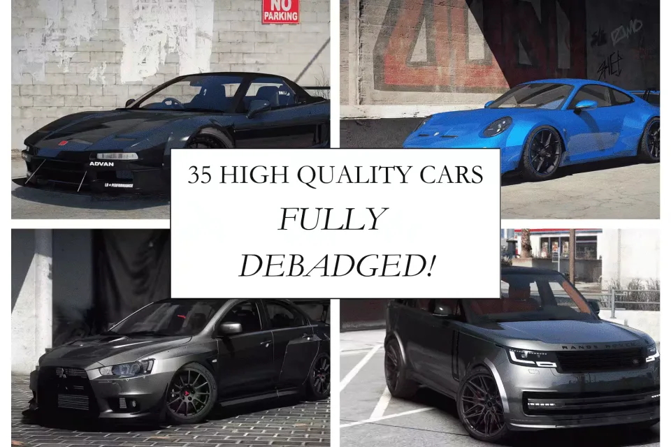 Ultimate FiveM Debadged Car Pack: Safe and Stylish Rides - in-game screenshot 8