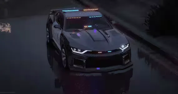Explore Our Lowpoly Police Car Pack Collection - preview screenshot 3