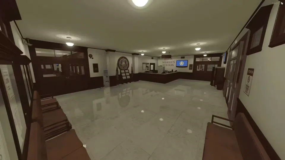 Davis Sheriff Station MLO for FiveM | CFX Tebex - in-game screenshot