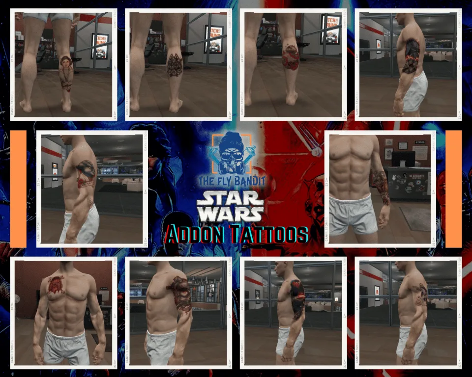 [200] Tattoo Pack for FiveM Servers | Supports qb and esx - feature detail 3
