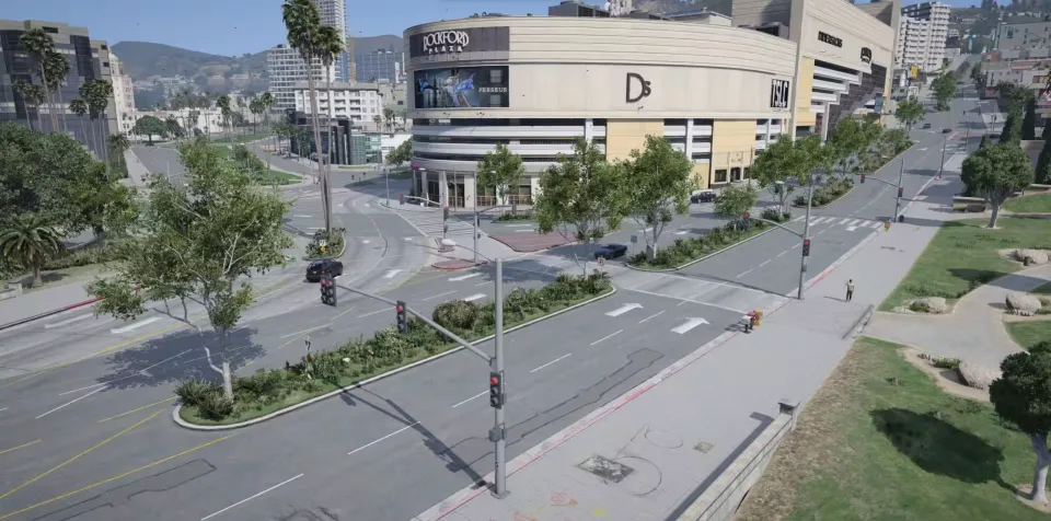 FREE Road Vegetation YMAP for FiveM | CFX Tebex - preview screenshot