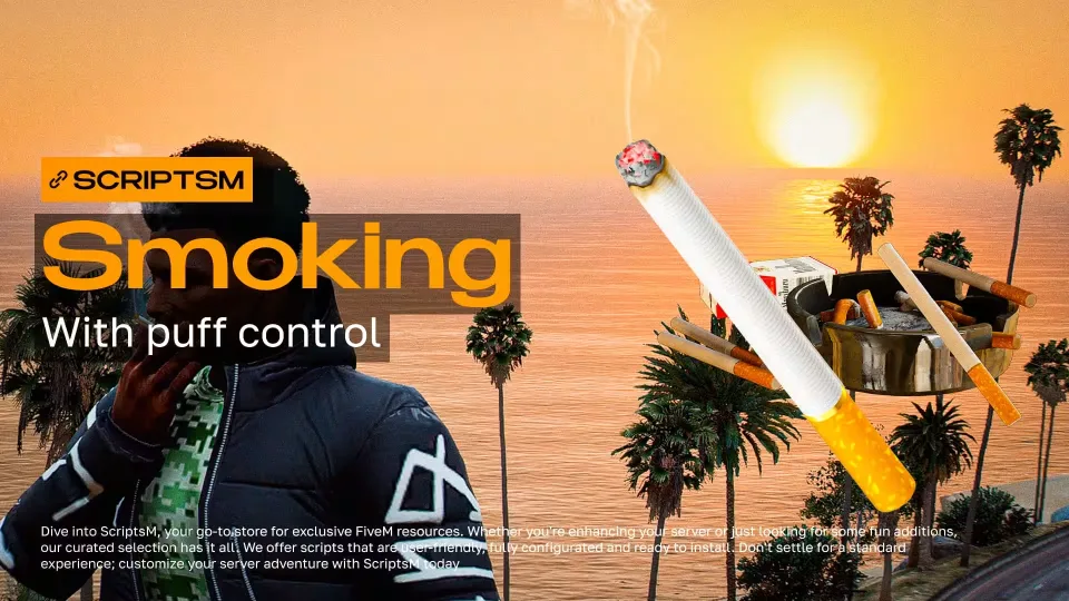 FREE Realistic Smoking System for FiveM - Tebex