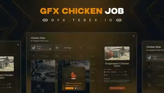Realistic Chicken Farm Job Game by GFX Development