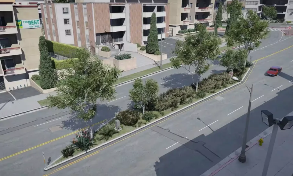 FREE Road Vegetation YMAP for FiveM | CFX Tebex - in-game screenshot 3