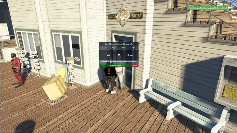 Advanced Fishing: Unlocked & Optimized Script for QBCORE - interface detail