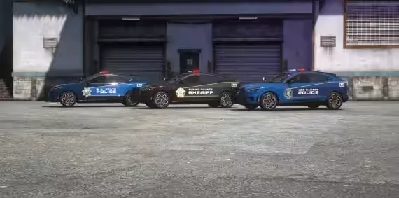 Debadged Police Car Pack FiveM: Optimize Your Fleet - preview screenshot