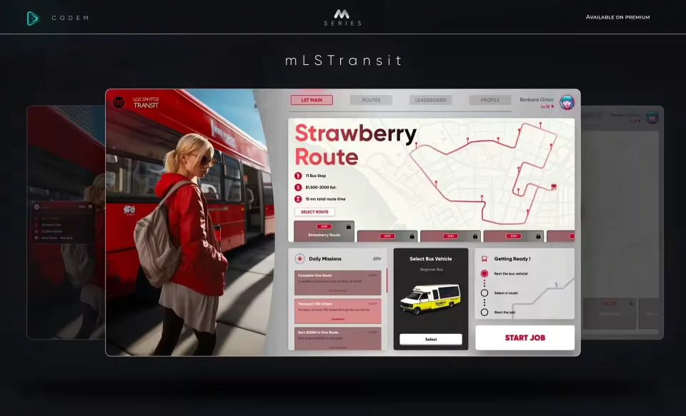 mLSTransit (Advanced Bus Job) - interface detail 2