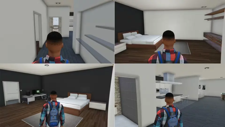 Free FiveM Apartment Shell | Furnished & Unfurnished - preview screenshot
