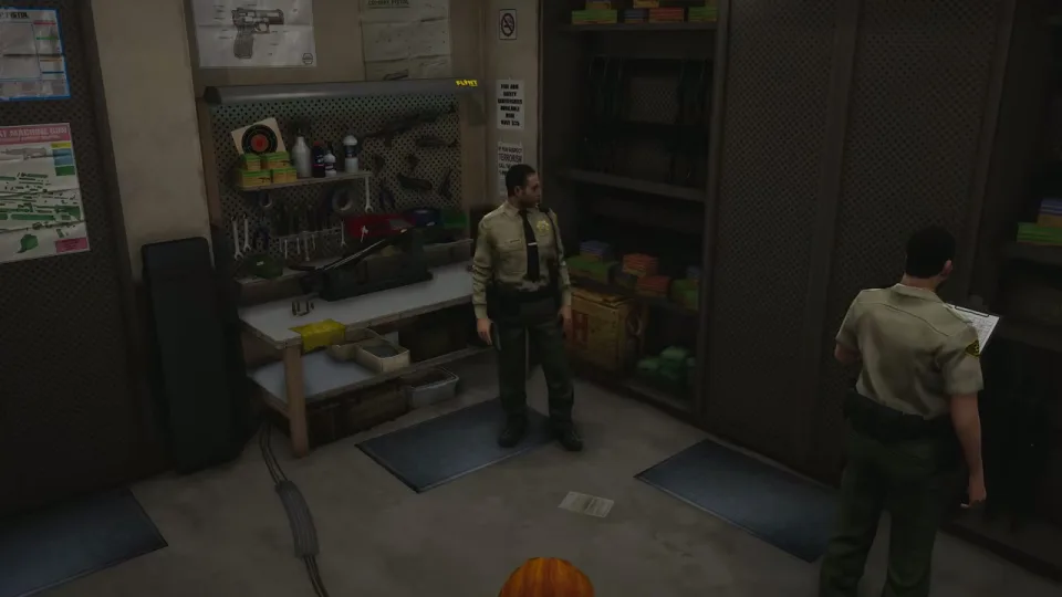 Sandy Shores Sheriff Station MLO for FiveM | CFX Tebex - interface detail