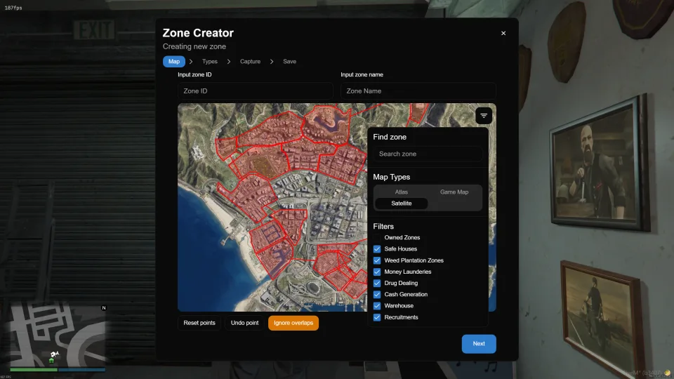 FiveM Gang Script | Electus Gangs - interface detail 2